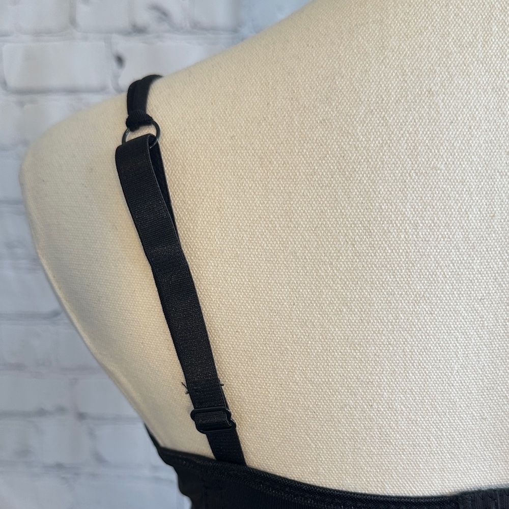 Morbid Threads Black Satin Corset Top - Picture 6 of 8
